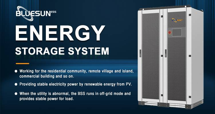 Bluesun 1MW 2MW 3MW Hybrid Off Grid Solar Power Energy Plant Design