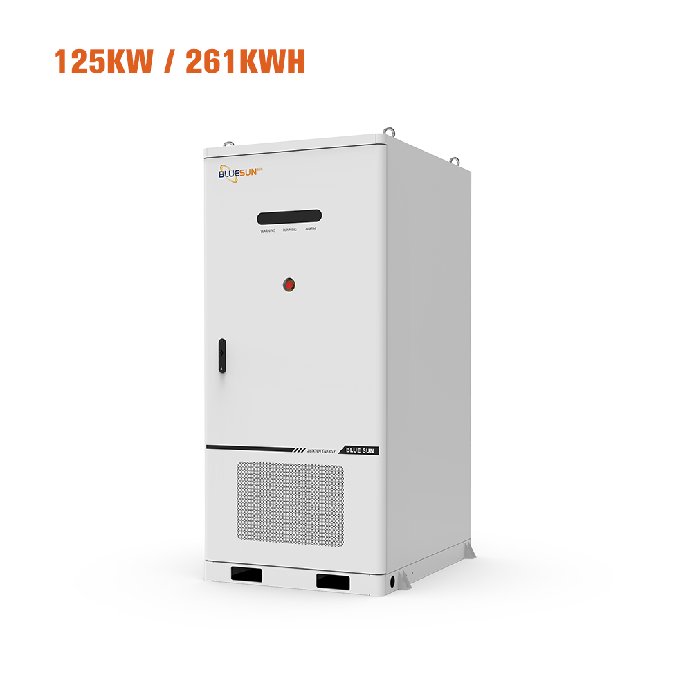 125kW Liquid-Cooled Solar Energy Storage System with 261kWh Battery Cabinet