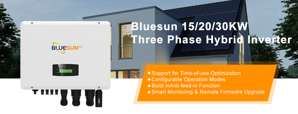 15/20/30kw Three Phase MPPT Hybrid Solar Inverter