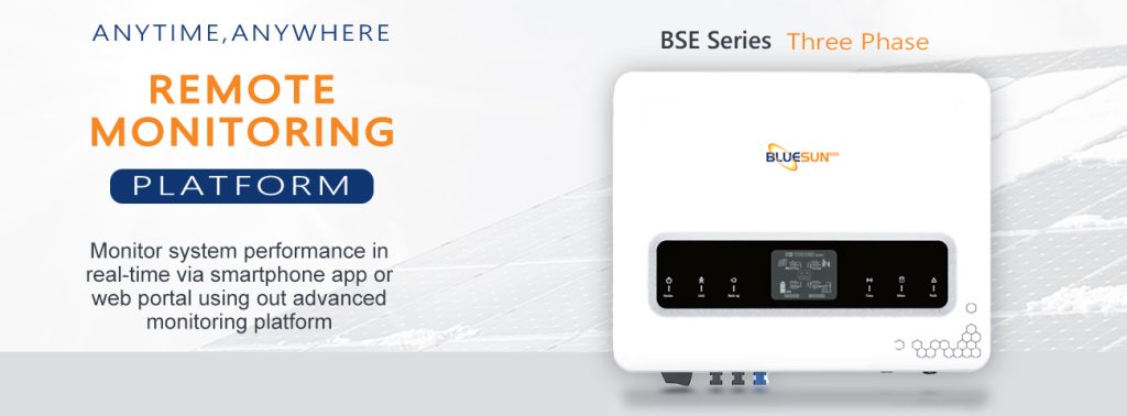 High Frequency 10kW 12kW AC 3 Phase Hybrid Solar Inverter