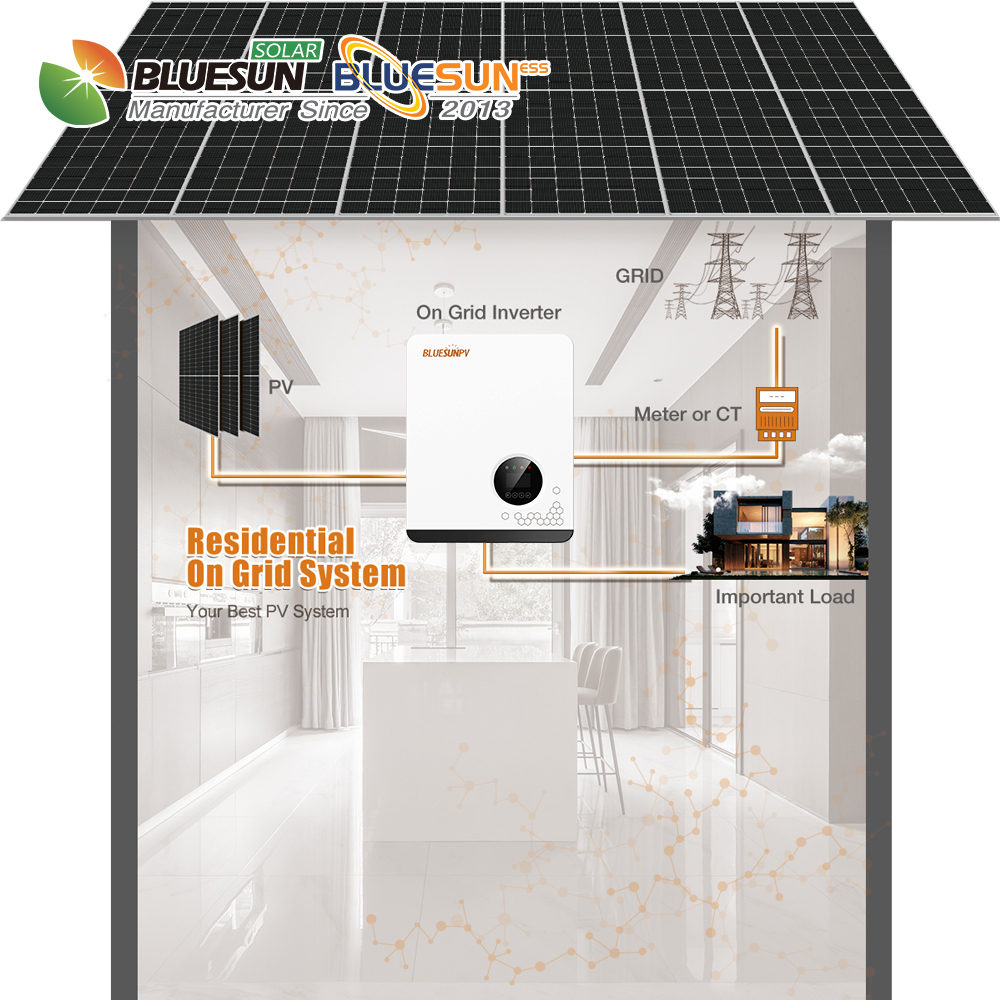 Households Application 10kw 20kw 30kw Complete On Grid Solar System